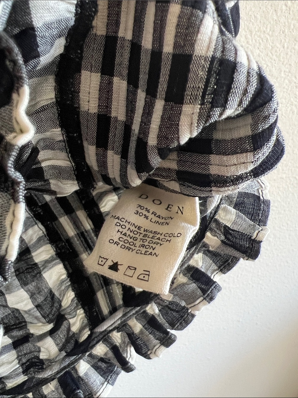 Doen Harietta Top Marilyn Gingham - Picture 8 of 8